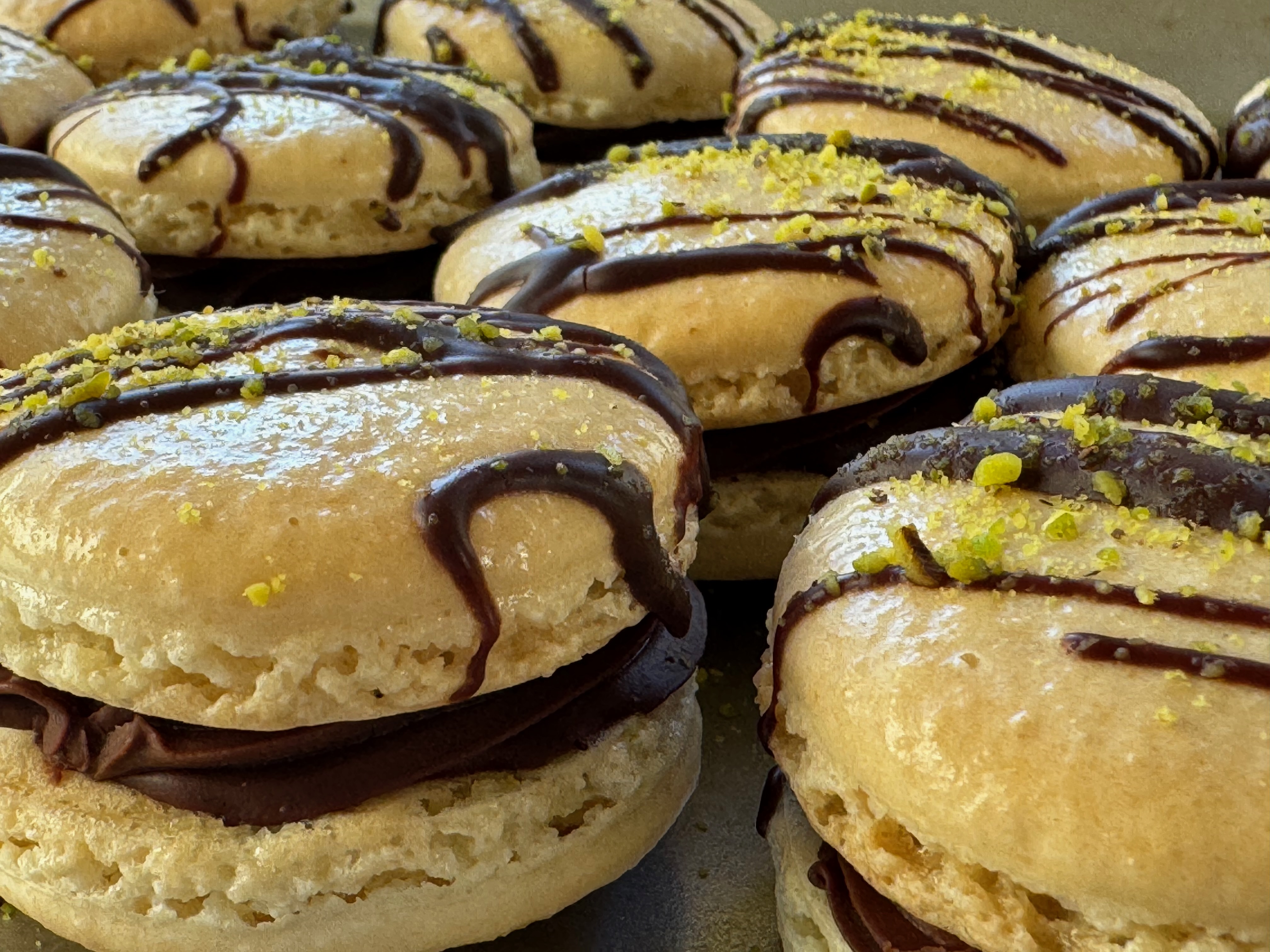 Dubai Chocolate Macarons