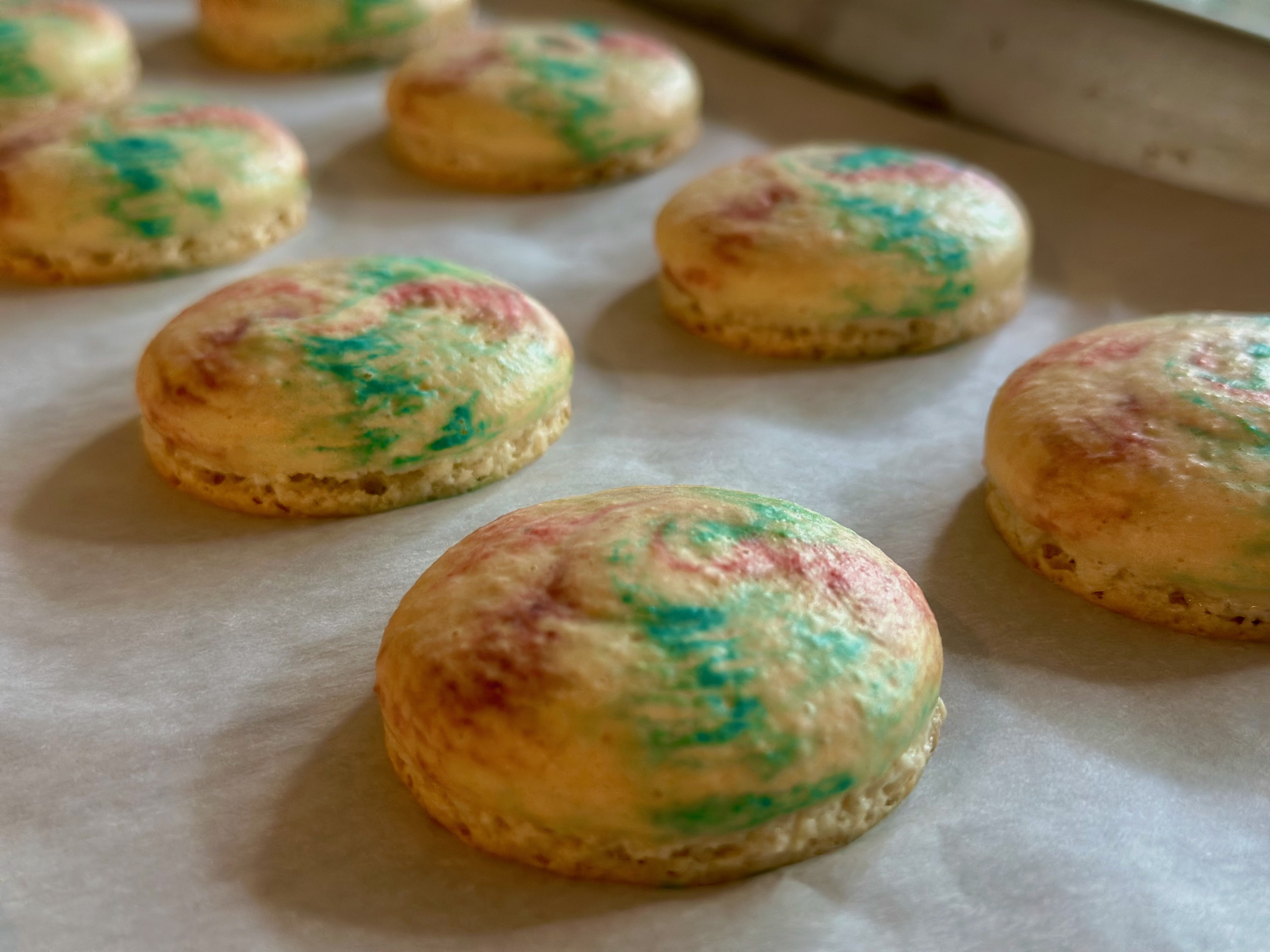 Multicolored Macarons