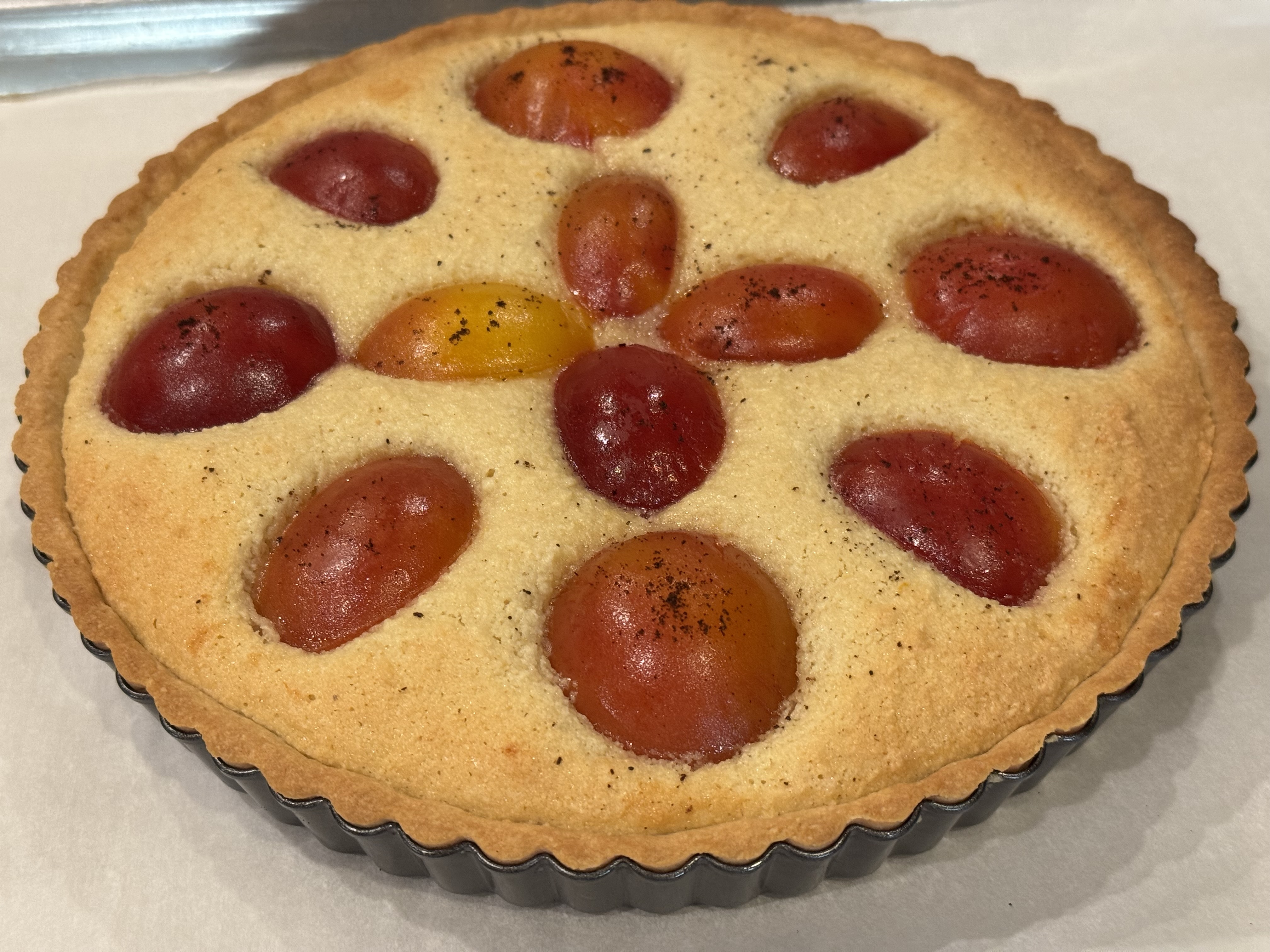 Plumcot Tart